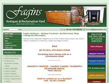 Tablet Screenshot of faginsantiques.com
